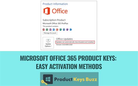 microsoft office 365 product key activation.